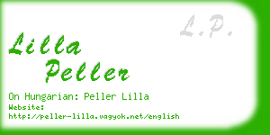 lilla peller business card